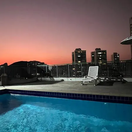 Apart Hotel Quarto E Sala Mobiliado Na Enseada Do Sua Vitória Exterior foto